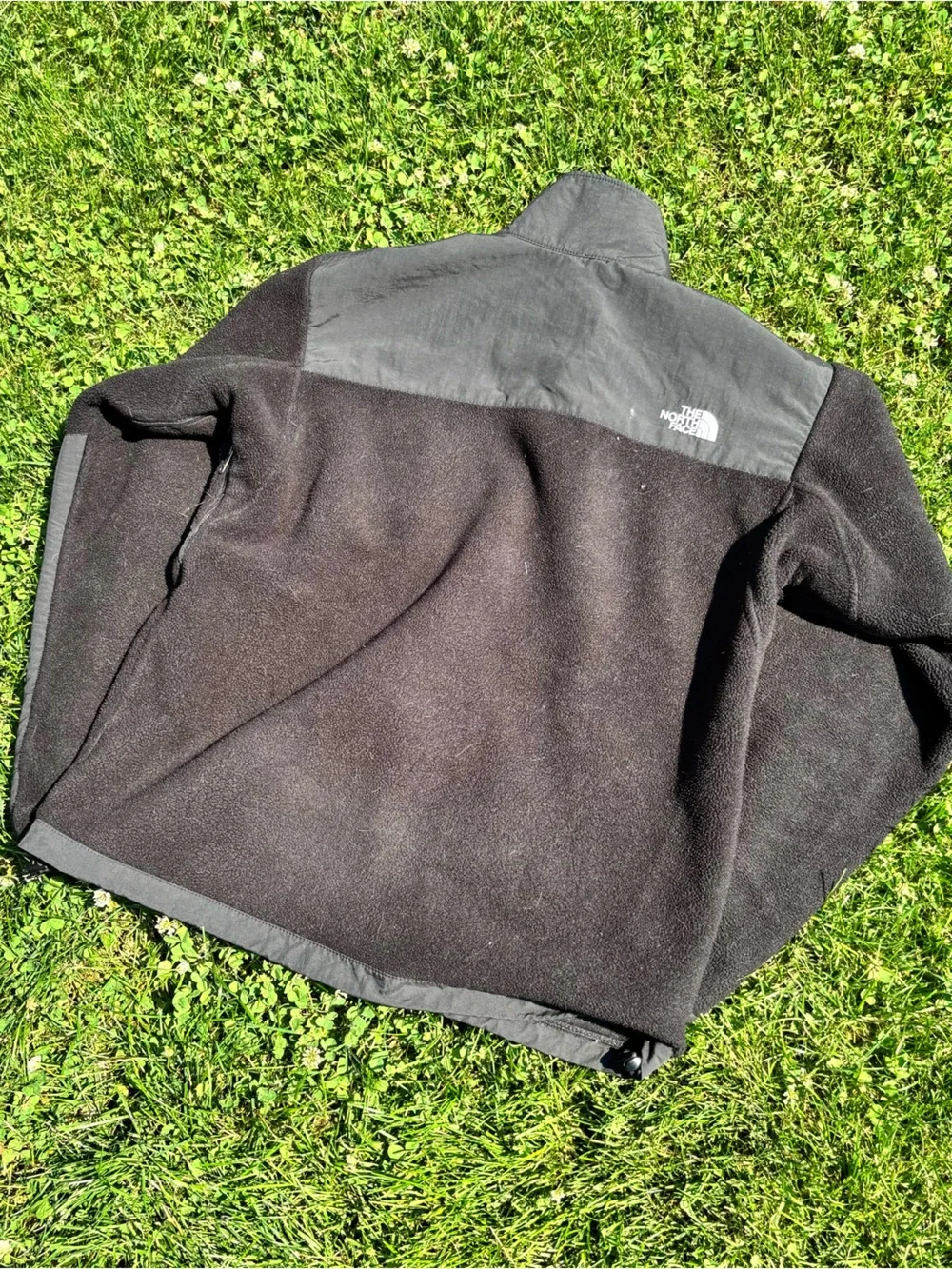 The North Face Men's Two-Tone Black & Charcoal Fleece Jacket